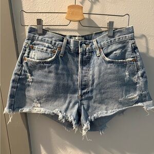Agolde, Parker Vintage Cutoff Short, size 26, high rise, 100% cotton